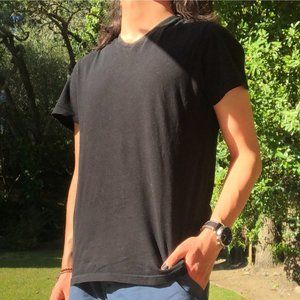 Essential Black V Neck T Shirt